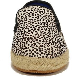 Jeffrey Campbell Abides Calf Hair Espadrille Sandals Slip On Shoes Size 7